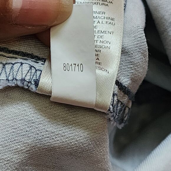 Chicos Jeggings Womens 3 (Large) Blue White Arctic Animal Print Platinum Pull-On - Picture 6 of 11